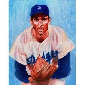  Sandy Koufax Los Angeles Dodgers Small Giclee Sports 