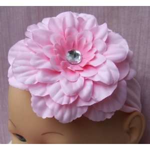   Baby Flower Headband (Pink Crochet Headband (Newborn  4 Years)) Baby