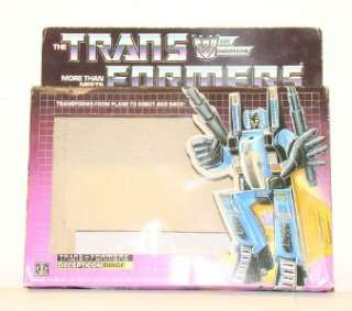 Dirge   BOX   Vintage 1984 G1 Transformers Free Ship  