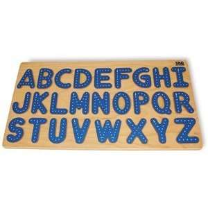  Traceable Uppercase Wooden Alphabet Puzzle Toys & Games