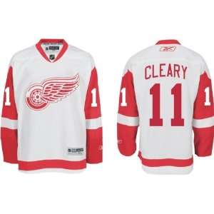  Cleary #11 Detroit Red Wings Reebok Premier ROAD Jersey 
