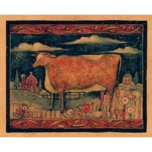  Farmhouse Cow (Canv)    Print