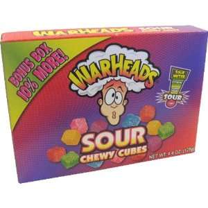 War Heads Sour Chewy Cubes (4.4 Ounce Grocery & Gourmet Food