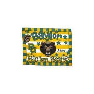  College Personalized Personalized Toddler Pillow Baylor 
