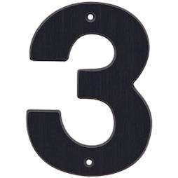 Decorative Oil Rubbed Bronze 5 House Numbers 0 thru 9  
