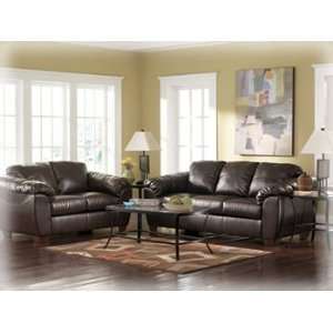  Contemporary Cafe Colored DuraBlend Loveseat Furniture 