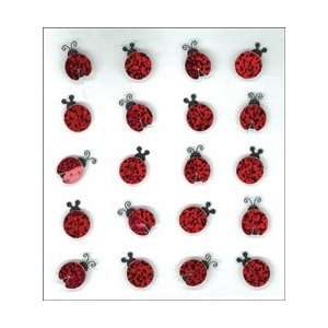   Mini Repeats Stickers Lady Bugs; 3 Items/Order Arts, Crafts & Sewing