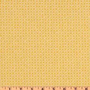  44 Wide Anna Griffin Penelope Woven Dot Yellow Fabric By 