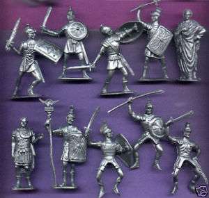 Jecsan Ancient Romans in 60mm 10 Toy Soldiers  
