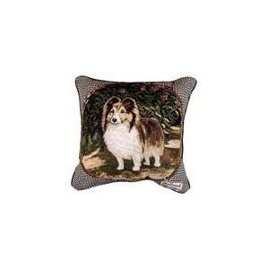  Shetland Sheepdog Sheltie Decorative Accent Throw Pillow 