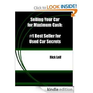   Best Seller for Used Car Secrets Rick Leif  Kindle Store