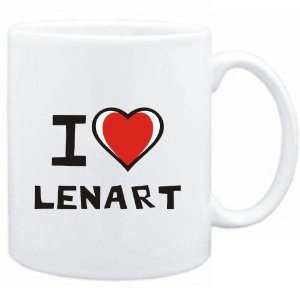  Mug White I love Lenart  Cities