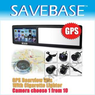  With 4.3 Inch Rearview Mirror Touch Screen Media Player + Camera