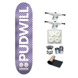  Plan B Torey Pudwill Checked 7.5 Skateboard Complete 