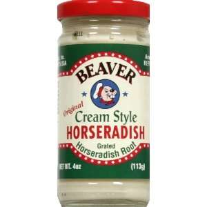 Beaver, Horseradish Cream Style, 4 OZ Grocery & Gourmet Food