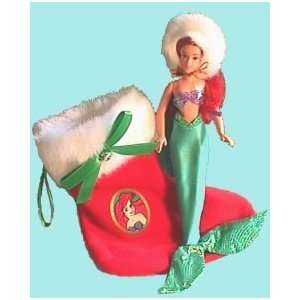   Disney 6 ARIEL the little Mermaid holiday stocking doll Toys & Games