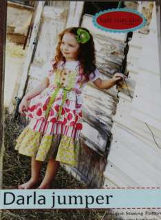 Darla Jumper Kati Cupcake Sewing Pattern girl dress  