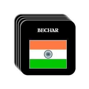  India   BECHAR Set of 4 Mini Mousepad Coasters 