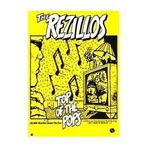  REZILLOS Top Of The Pops Music Poster