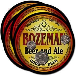  Bozeman, MT Beer & Ale Coasters   4pk 