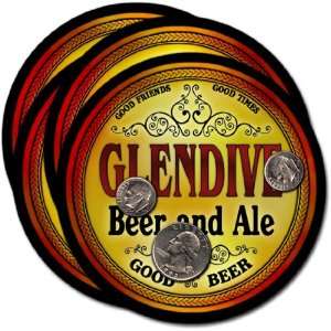  Glendive, MT Beer & Ale Coasters   4pk 