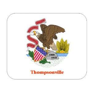  US State Flag   Thompsonville, Illinois (IL) Mouse Pad 
