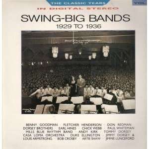  SWING   BIG BANDS 1929 1936 LP (VINYL) UK BBC 1988 