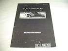 Manual ONLY for TopGear   SNES Super Nintendo Top Gear
