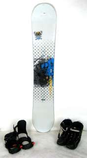   Snowboard, 165cm, with Boots and Bindings,White, Retail $299.99