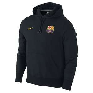 Nike FC Barcelona Barca Hooded Soccer Top 2012 Black Brand New  