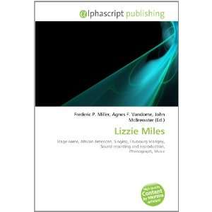  Lizzie Miles (9786133766778) Books