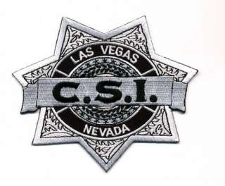 CSI Las Vegas Logo Patch  4 Crime Scene Investigator  