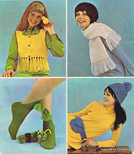 Knit Scarf Pixie Boots Hat Fanny Pack Patterns L Holmes  