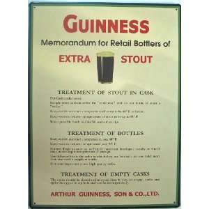  Guinness Retail Bottlers steel sign