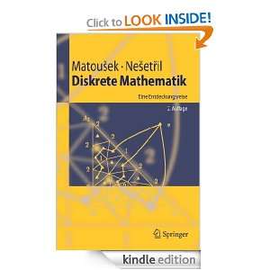 Diskrete Mathematik Eine Entdeckungsreise (Springer Lehrbuch) (German 