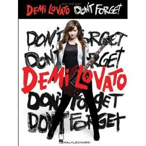  Hal Leonard Demi Lovato Dont forget arranged for piano 