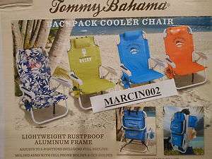 New Color NIB Tommy Bahama Backpack Cooler Beach Chair  