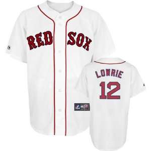  Jed Lowrie Youth Jersey Majestic Home White Replica #12 