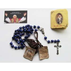 Blessed By Pope Benedict XVI Our Lady of Rosary   Brown Scapular and 