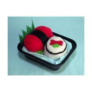 Piece Inside Out Roll & Tuna Sushi Dog Toy  Kitchen 