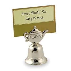  Teapot Bell Placecard Holder