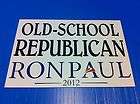 Ron Paul Old School Republican yard pole sign sticker F
