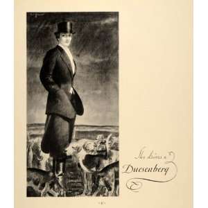  1934 Ad Duesenberg Paul Berding Driving Woman Duesy 