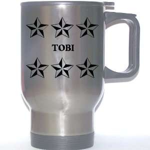  Personal Name Gift   TOBI Stainless Steel Mug (black 