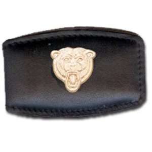    Chicago Bears Gold Plated Leather Money Clip
