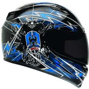   Adult Vortex Snocross Snowmobile Helmet   Blue / Large Automotive