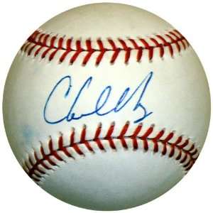  Charles Nagy Autographed Baseball
