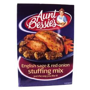 Aunt Bessies Sage & Red Onion Stuffing Mix 170g  Grocery 