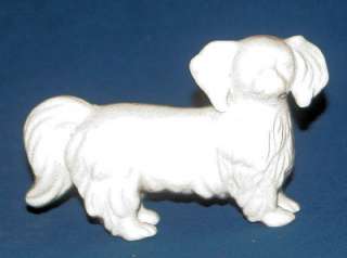   Porcelain China Japanese Chin or Pekingese Dog Figurines Cute  