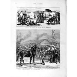  1874 WIMBLEDON CAMP SHOOTING AGRICULTURAL SHOW BEDFORD 